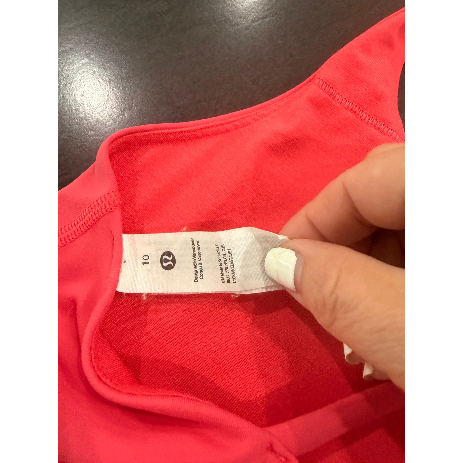 62 - Lululemon Energy Bra *Long Line White sz 10