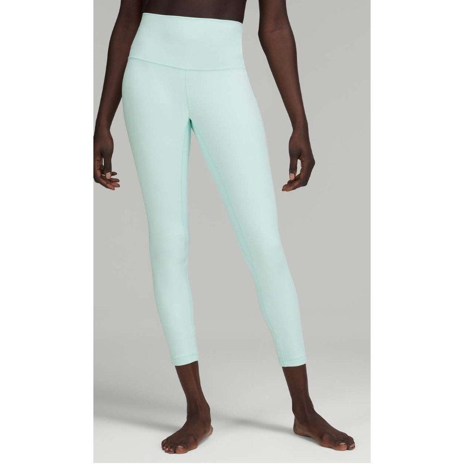 6586 Lululemon Align High-Rise Pant 25" Delicate in Mint in Sz 6