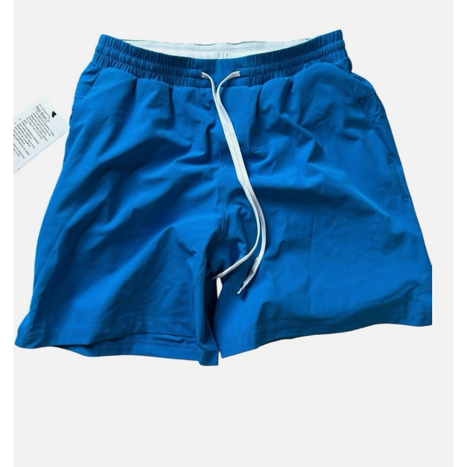 348 - LULULEMON Pool Short 7" Paneled in Blue - Size L