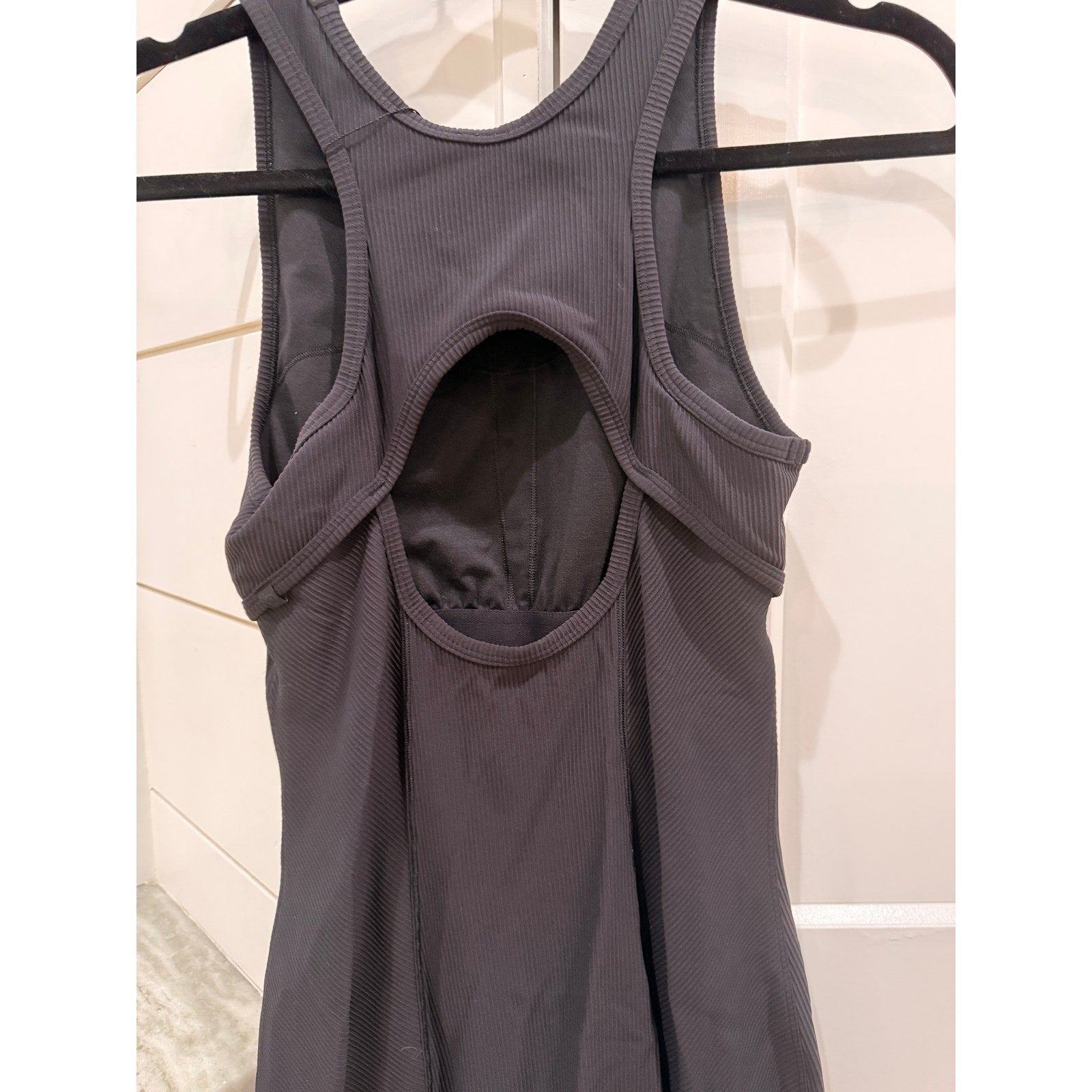 6659 LULULEMON Brunch and Back Dress Black in Sz 4 *LOVED