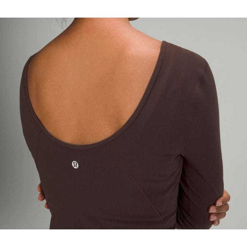 6422 Lululemon Align Long Sleeve Shirt French Press in 10/12