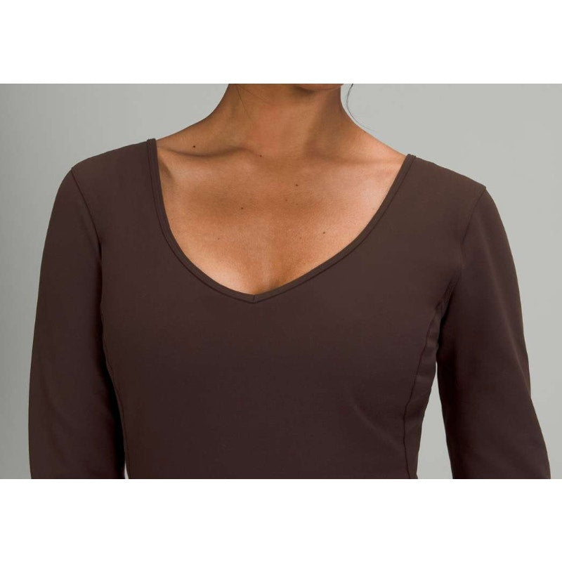 6422 Lululemon Align Long Sleeve Shirt French Press in 10/12
