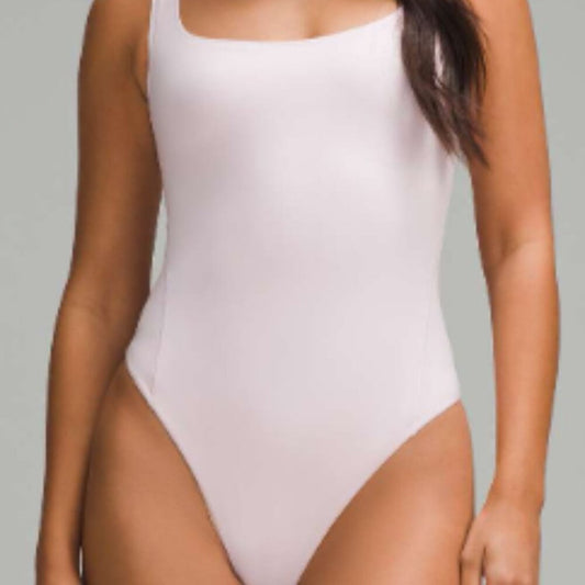 (0003) NWT Lululemon Wundermost Ultra-Soft Nulu Square-Neck Slvless Bodysuit XL