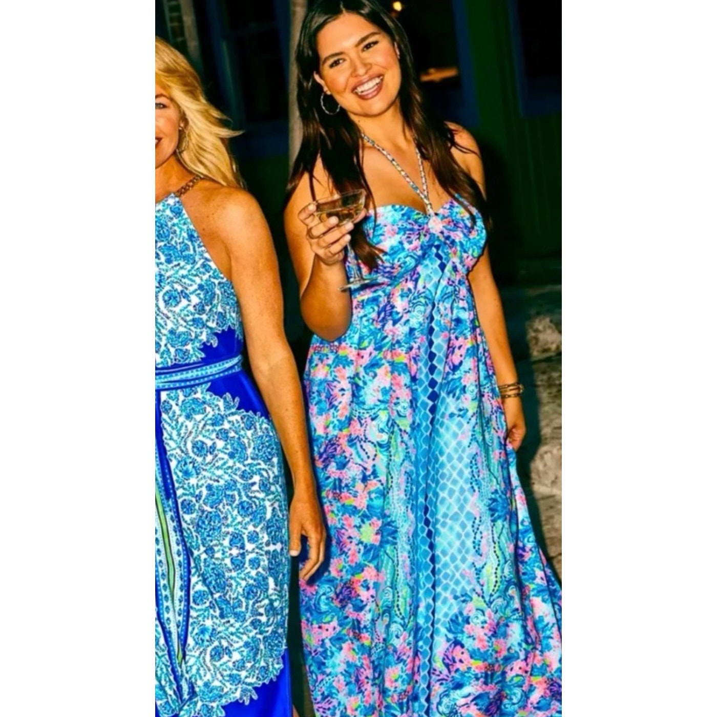 344 - NWT LILLY PULITZER  Viv Maxi Dress Multi Hidden Treasure Dress in Sz 10 ($398)