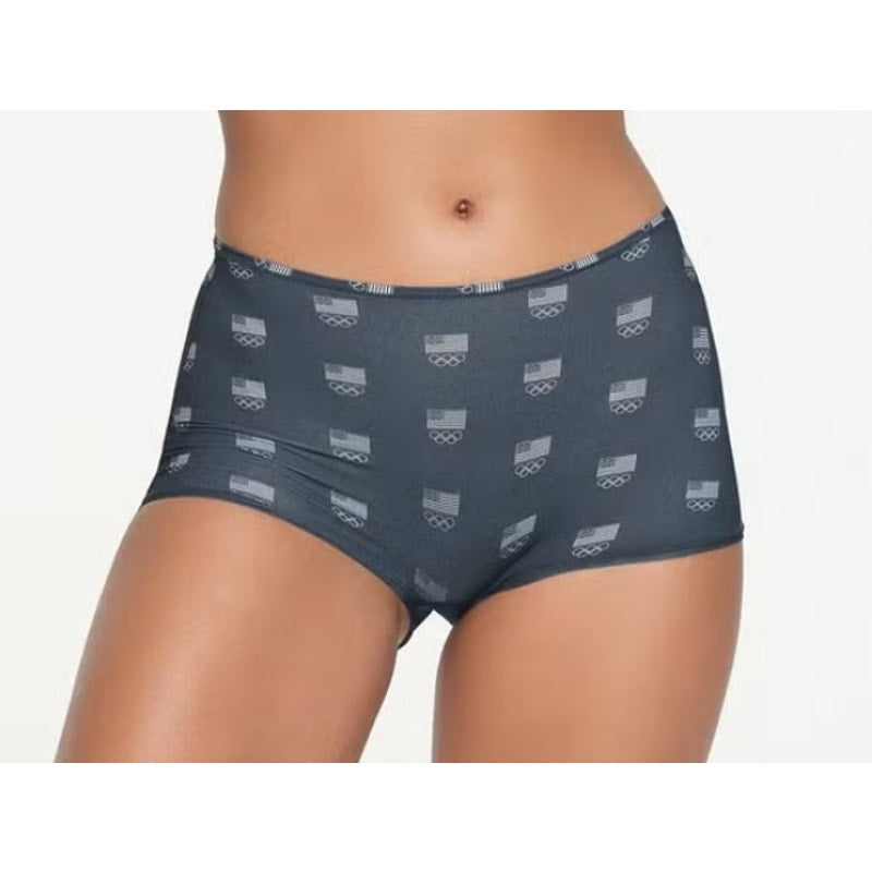 329 NWT SKIMS USA collection Olympic Boy Shorts in Sz Medium