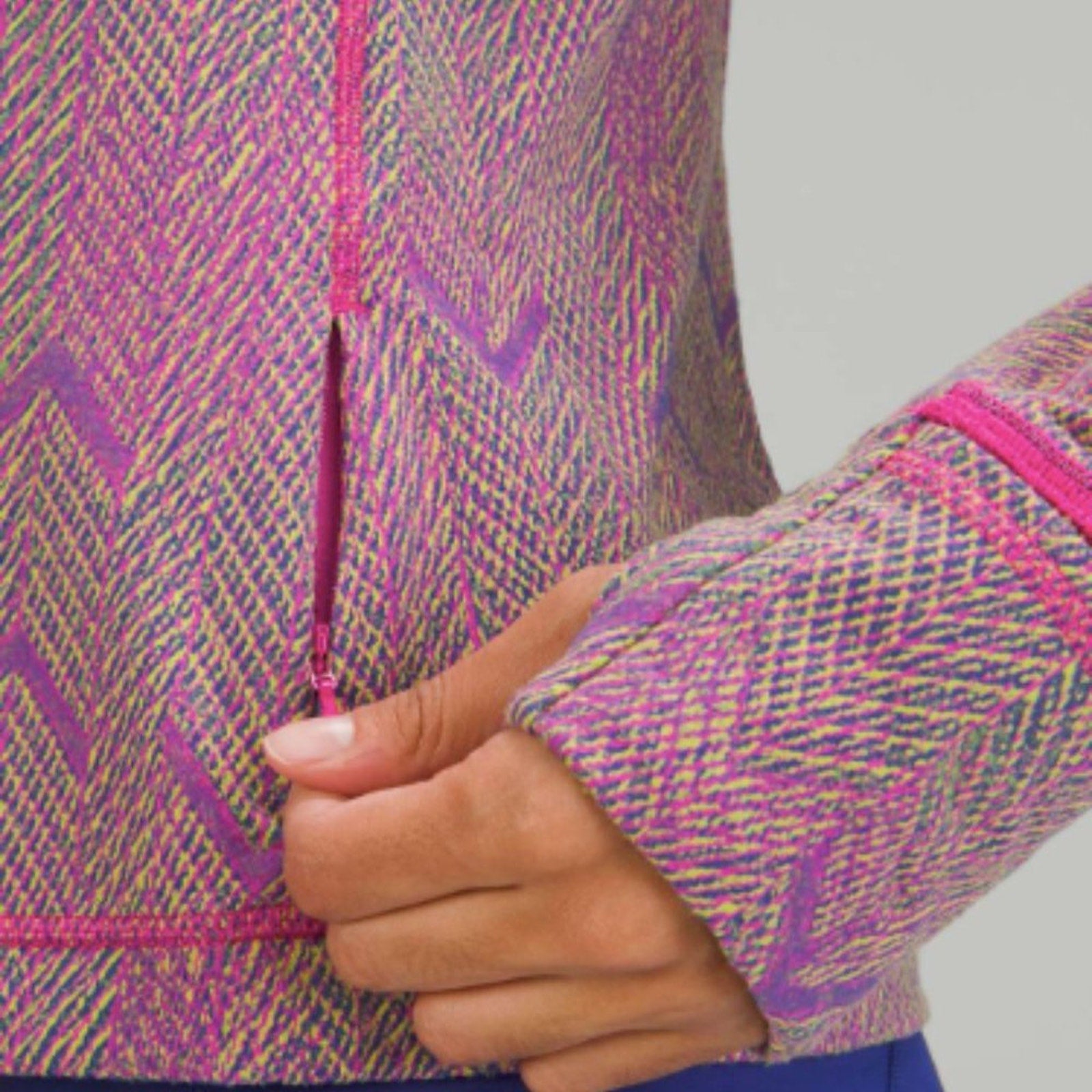 (6588) NWT Lululemon Its Rulu Run Long Sleeve Shirt *Jacquard Sz 6