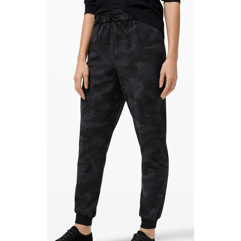 6827 Lululemon Stretch High-Rise Jogger *Full Heritage 365 Camo Deep Coal Sz10