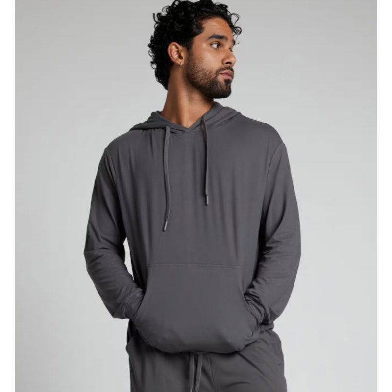315 NEW COMFRT All Day Jersey Hoodie in Steel Grey Sz Medum Unisex