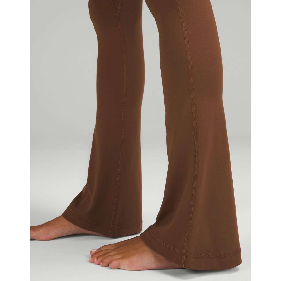 6718 LULULEMON Align High-Rise Mini Flare Pant 32" Roasted Brown Sz 12 *LOVED