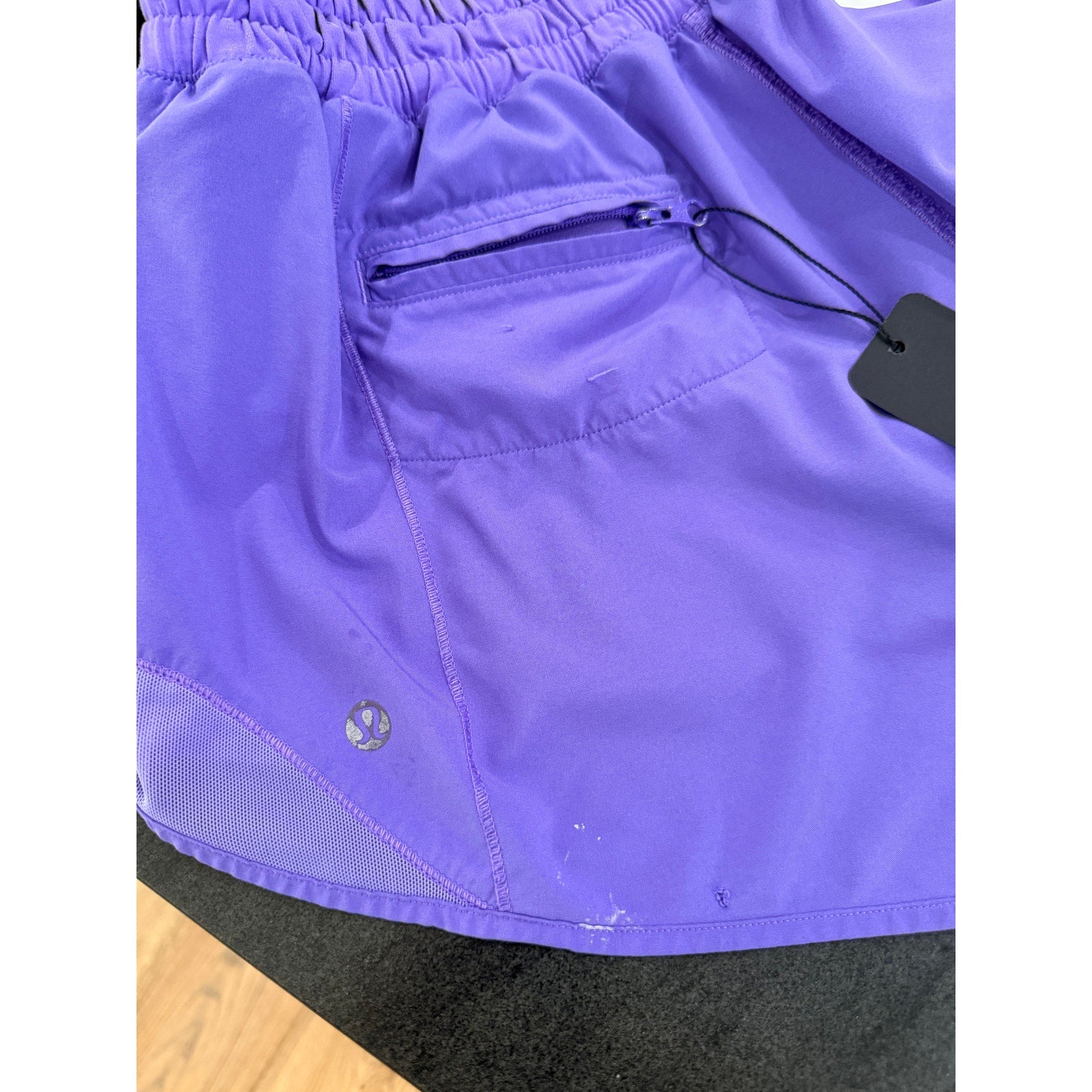 6459 Lululemon Hotty Hot Short (Long) Power Purple in Sz 6 *FLAW