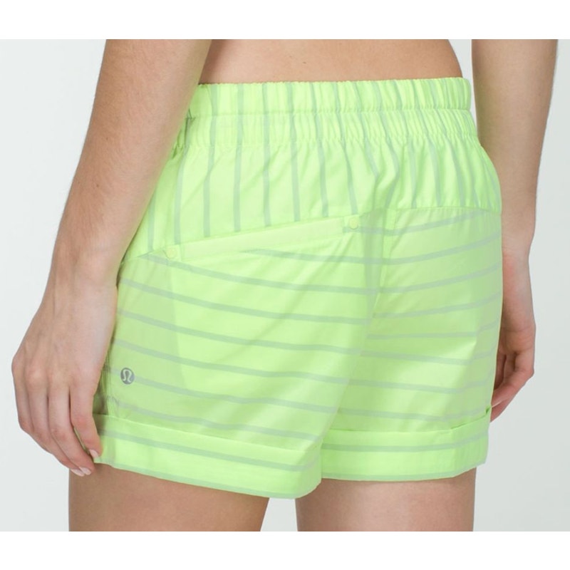 6708 - Lululemon Spring Break Away Short Deauville Stripe Sz 6