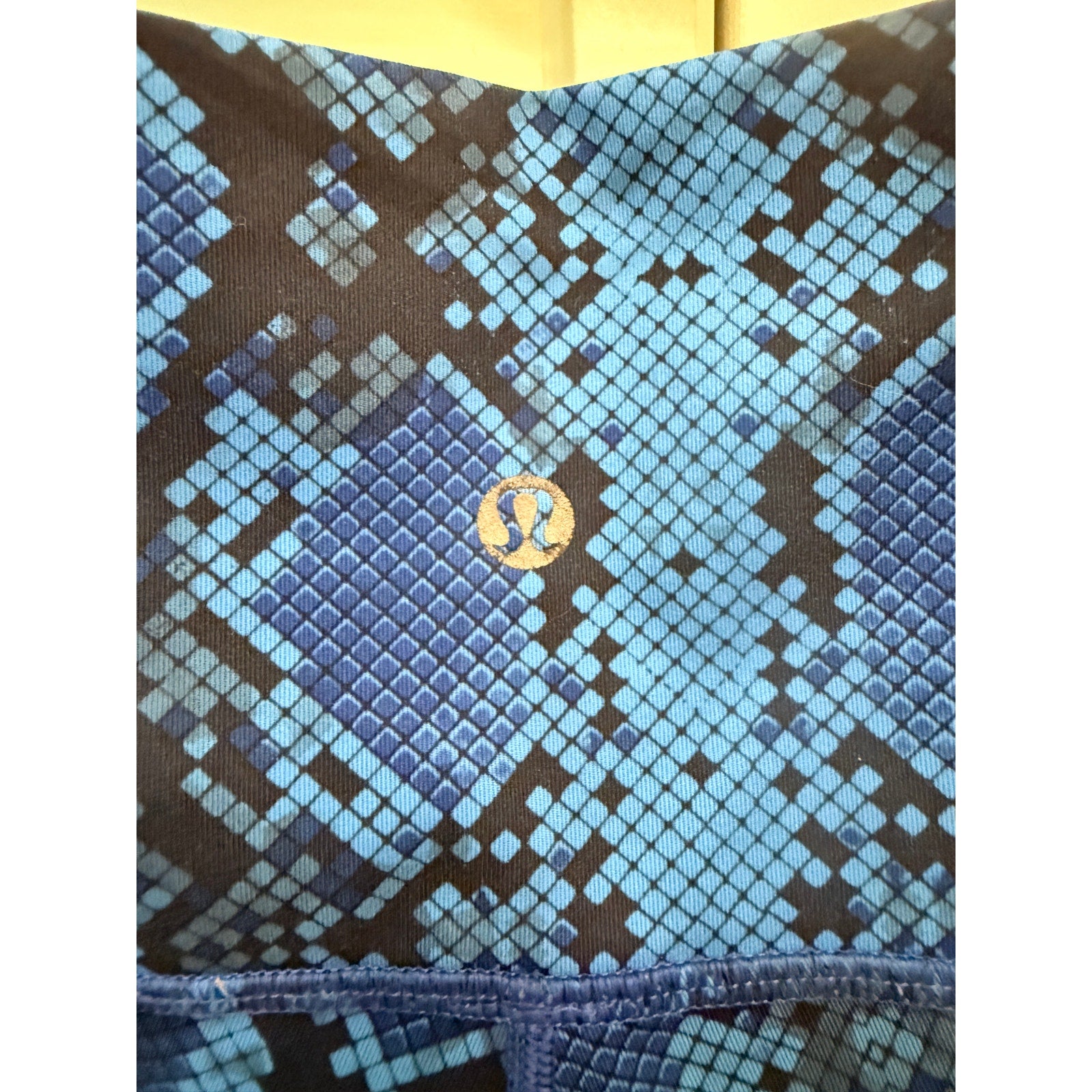 6640 LULULEMON High Times Pant *Full-On Luon Mini Ziggy Snk Pipe Dream Sz 6