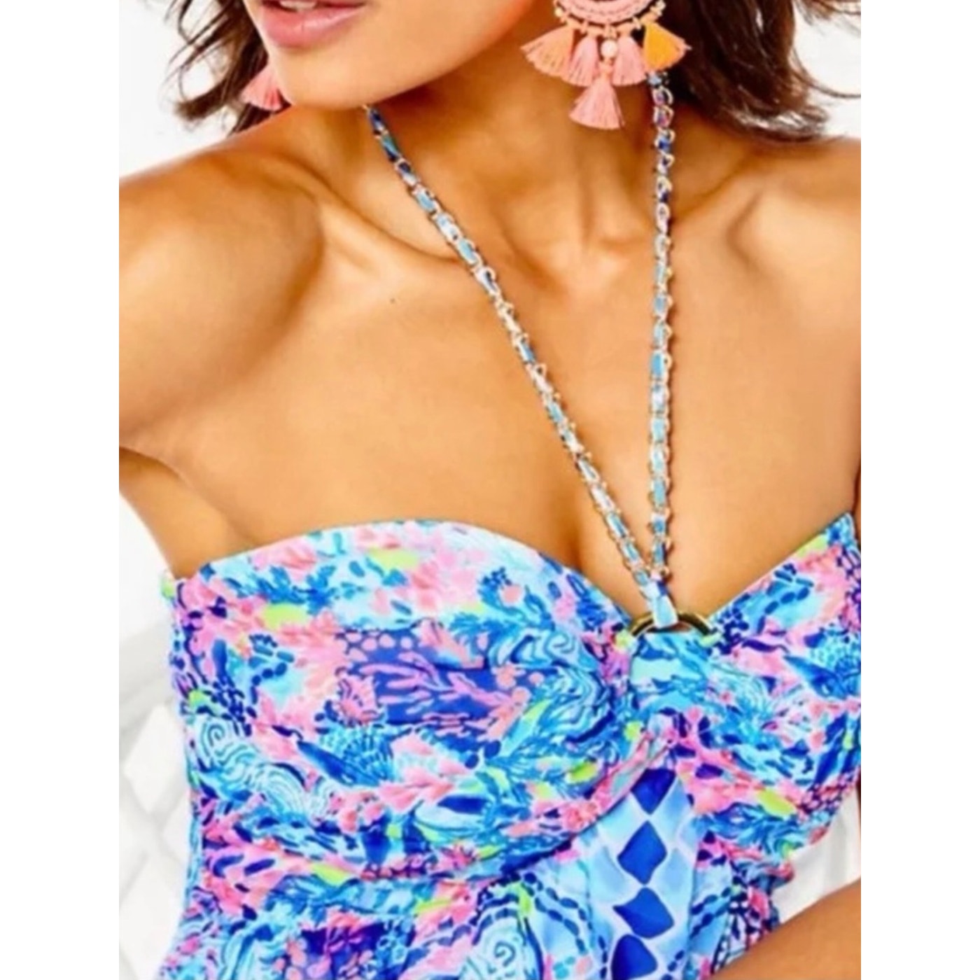 344 - NWT LILLY PULITZER  Viv Maxi Dress Multi Hidden Treasure Dress in Sz 10 ($398)