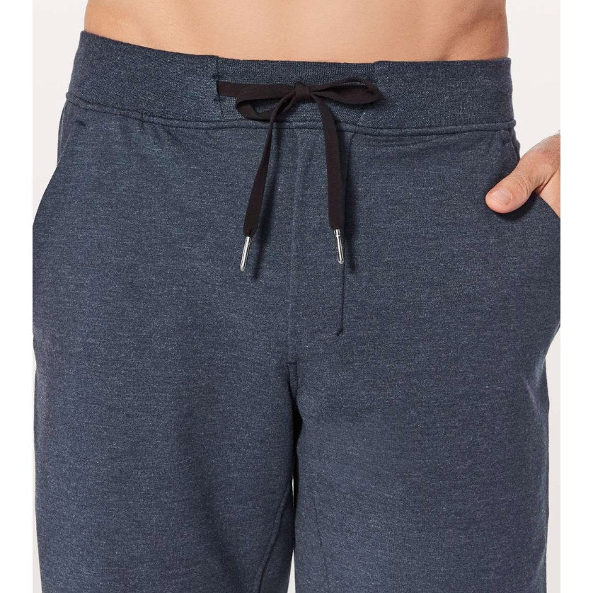421 - LULULEMON City Sweat Short *9.5" Heathered True Navy Sz M