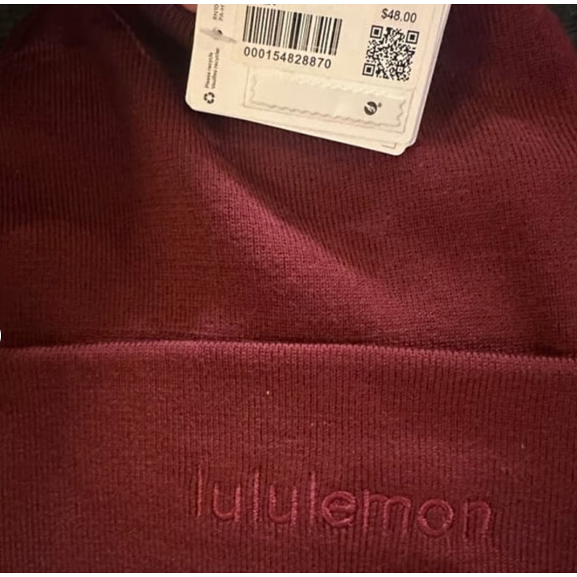 6498 NWT LULULEMON Warm Revelation Beanie in DEEP LUXE