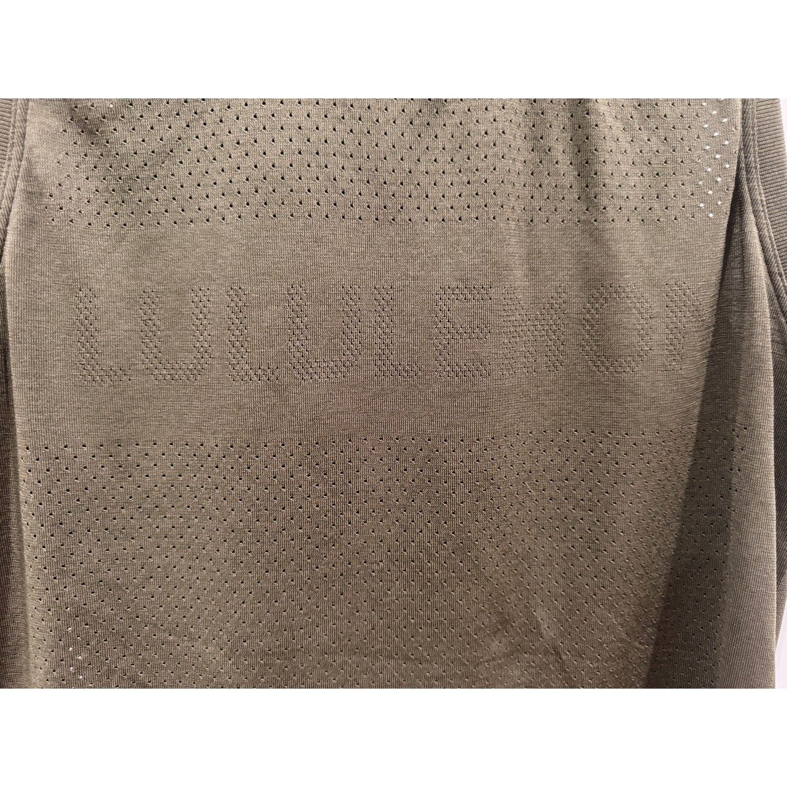 6629 Breeze By Muscle Crop Tank *lululemon Grey Sage Sz 6