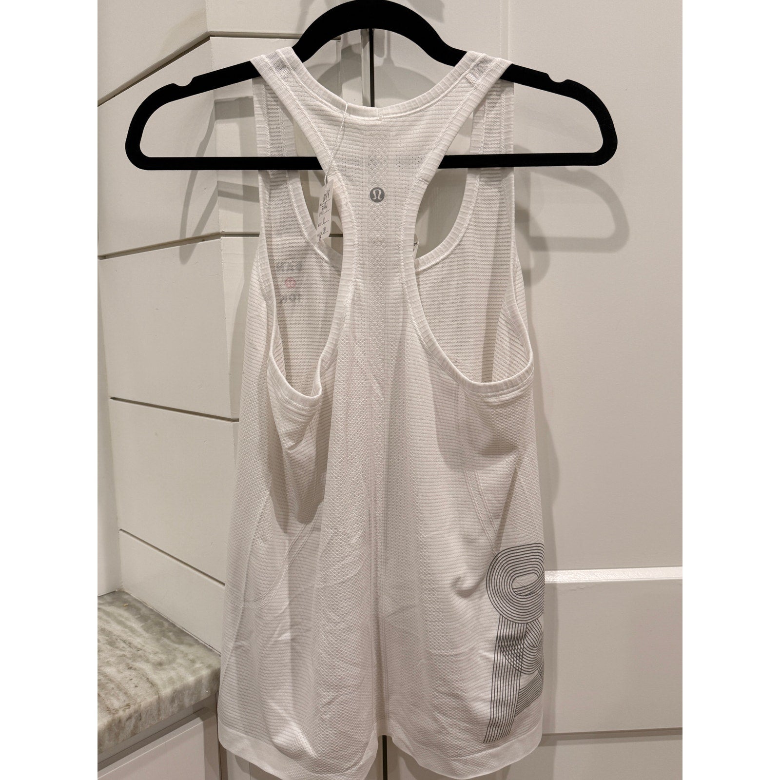 48 - Lululemon Run: Swiftly Tech Racerback SAN DIEGO in White in Sz 10 *RARE