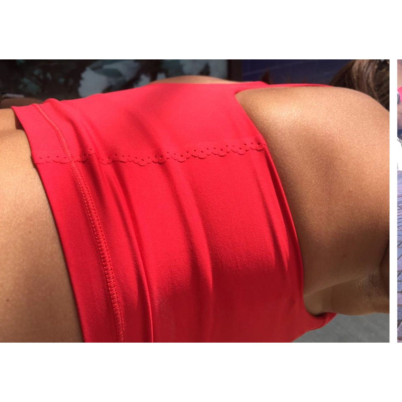6738 - Lululemon Fast As Light Bra True Red Sz 10