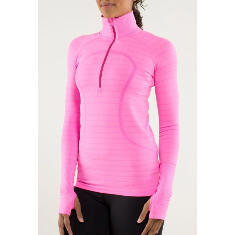 0232 Lululemon Run: Swiftly Tech 1/2 Zip Sz 8 LOVED