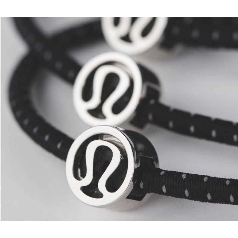 394 - NWOT LULULEMON 1PK Glow On Hair Ties Glow - BLACK