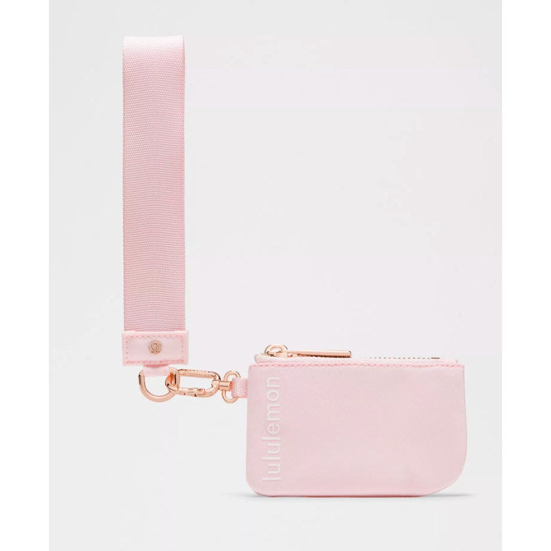 0262  NWT LULULEMON Dual Pouch Wristlet in VAPOR/PEARL/WHT *SOLDOUT