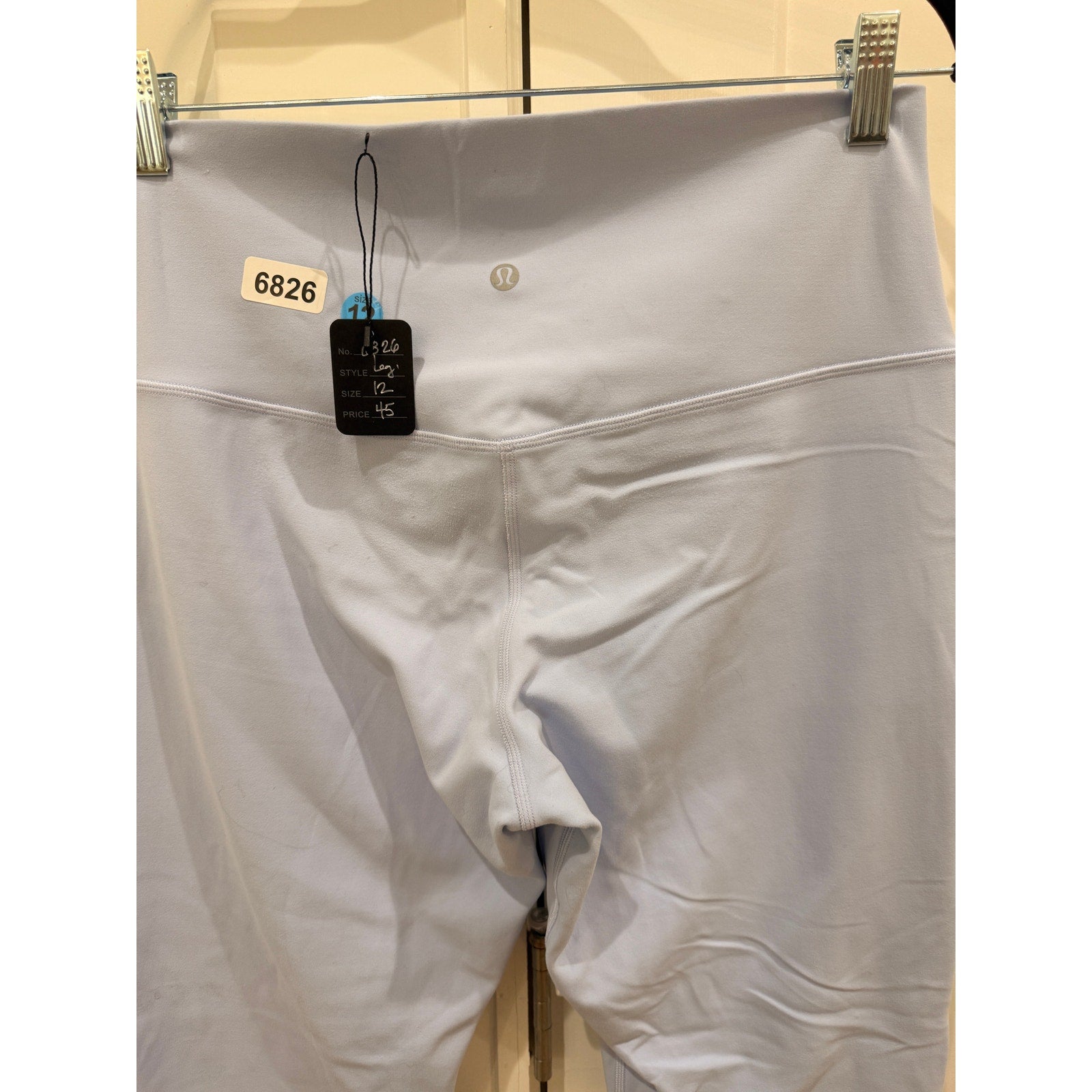 6826 LULULEMON Align High-Rise Pant 28" Blue Linen in Sz 12 *LOVED