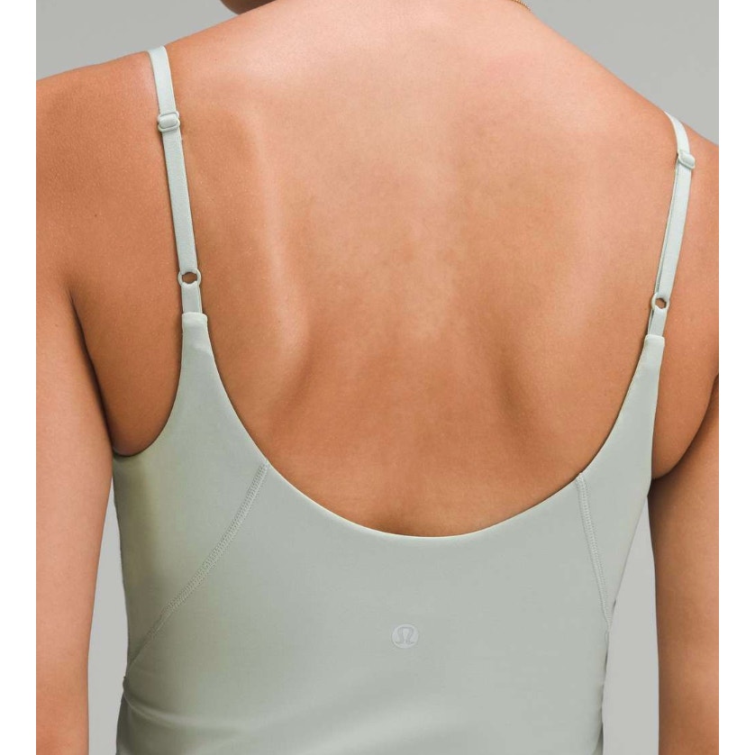 6884 NWT Align Cropped Cami Tank Top *Light Support, A/B Cup Jade Grey in Sz 0