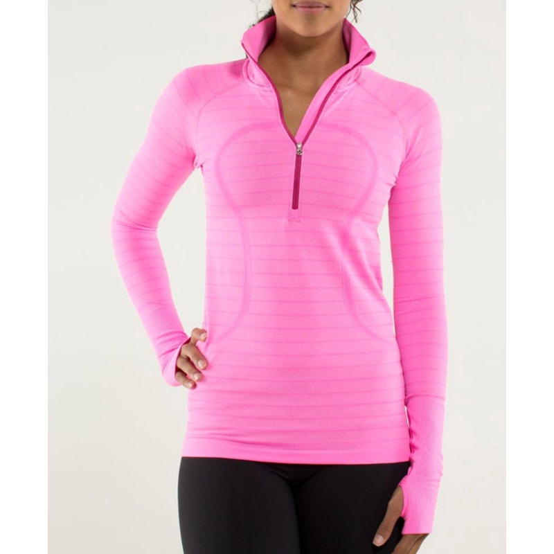 0232 Lululemon Run: Swiftly Tech 1/2 Zip Sz 8 LOVED
