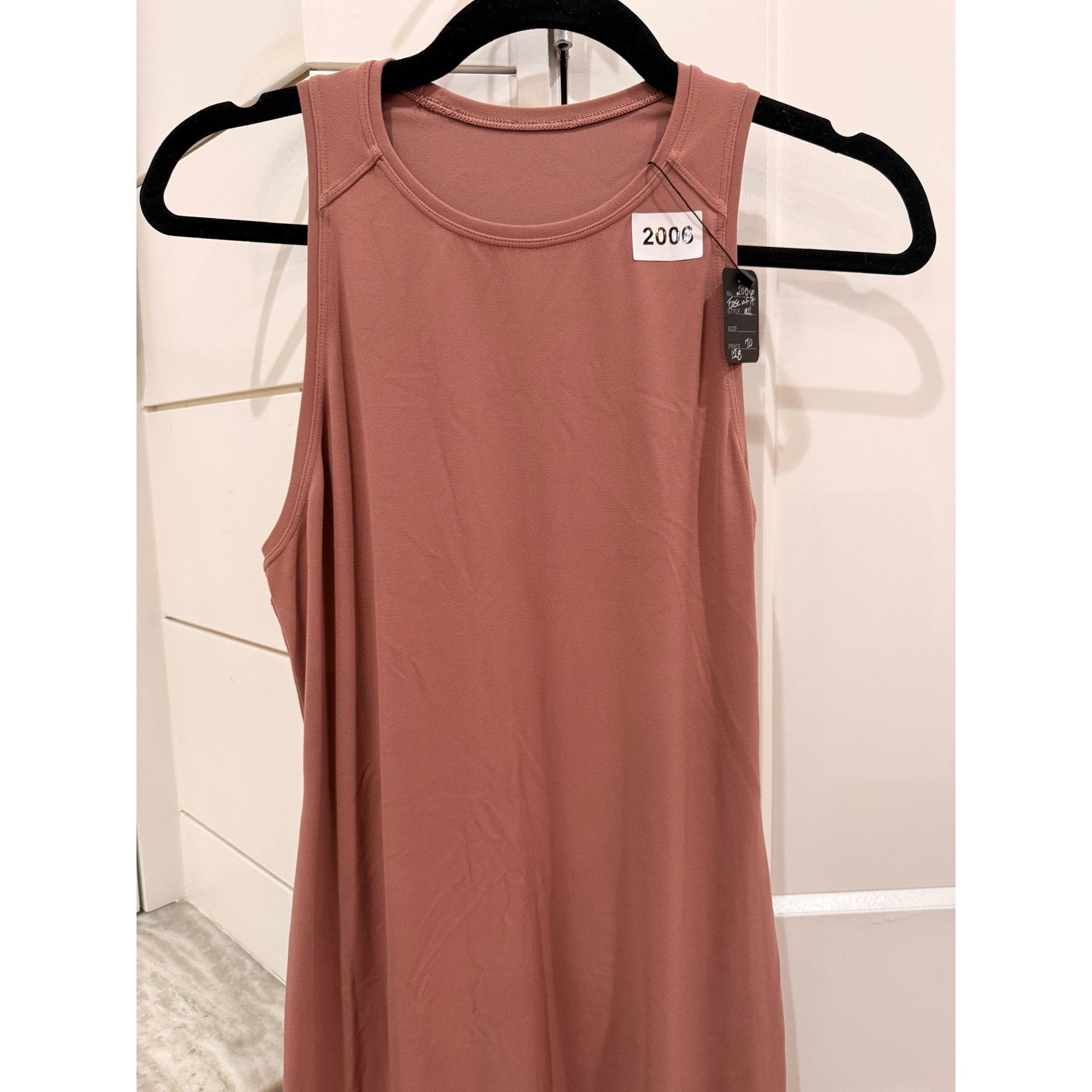 2006 LULULEMON All Aligned Midi Dress Spiced Chai in Sz 4/6
