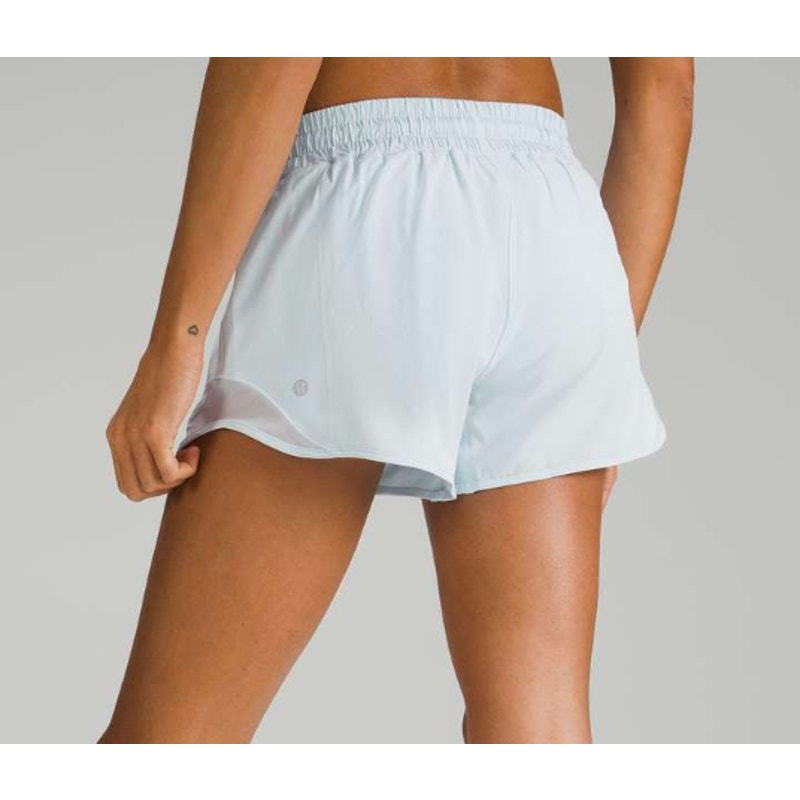 6584 Lululemon Hotty Hot Low-Rise Lined Short 4" Powder Blue Sz. 6