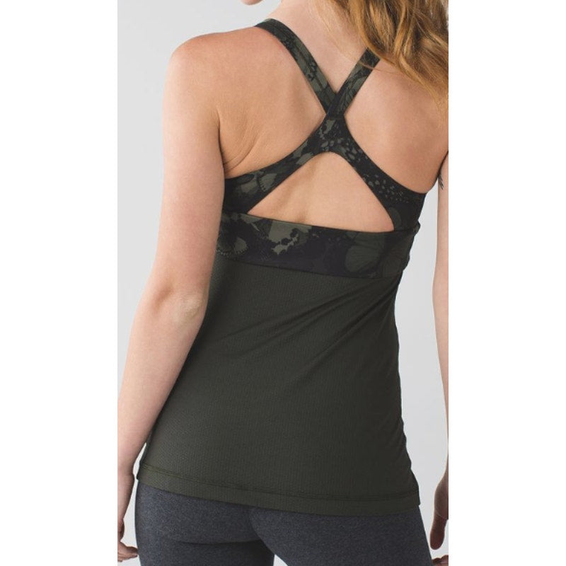6576 NWT Lululemon Wrap It Up Tank Big So Fly Butterfly in Sz 4 *RARE *Vintage