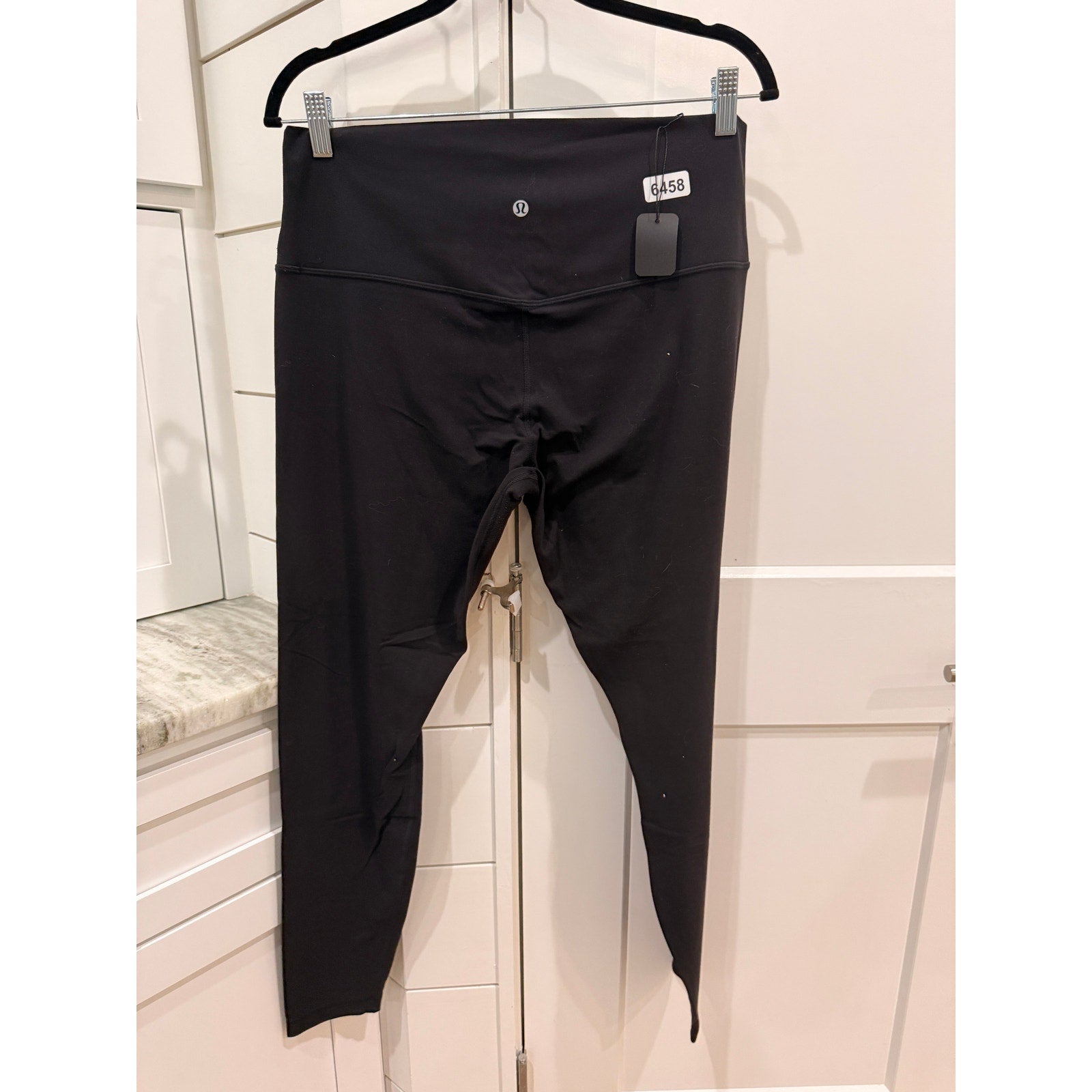 6458 LULULEMON Align Pant 28" Black sz 14 *LOVED **PILLING in GUSSET