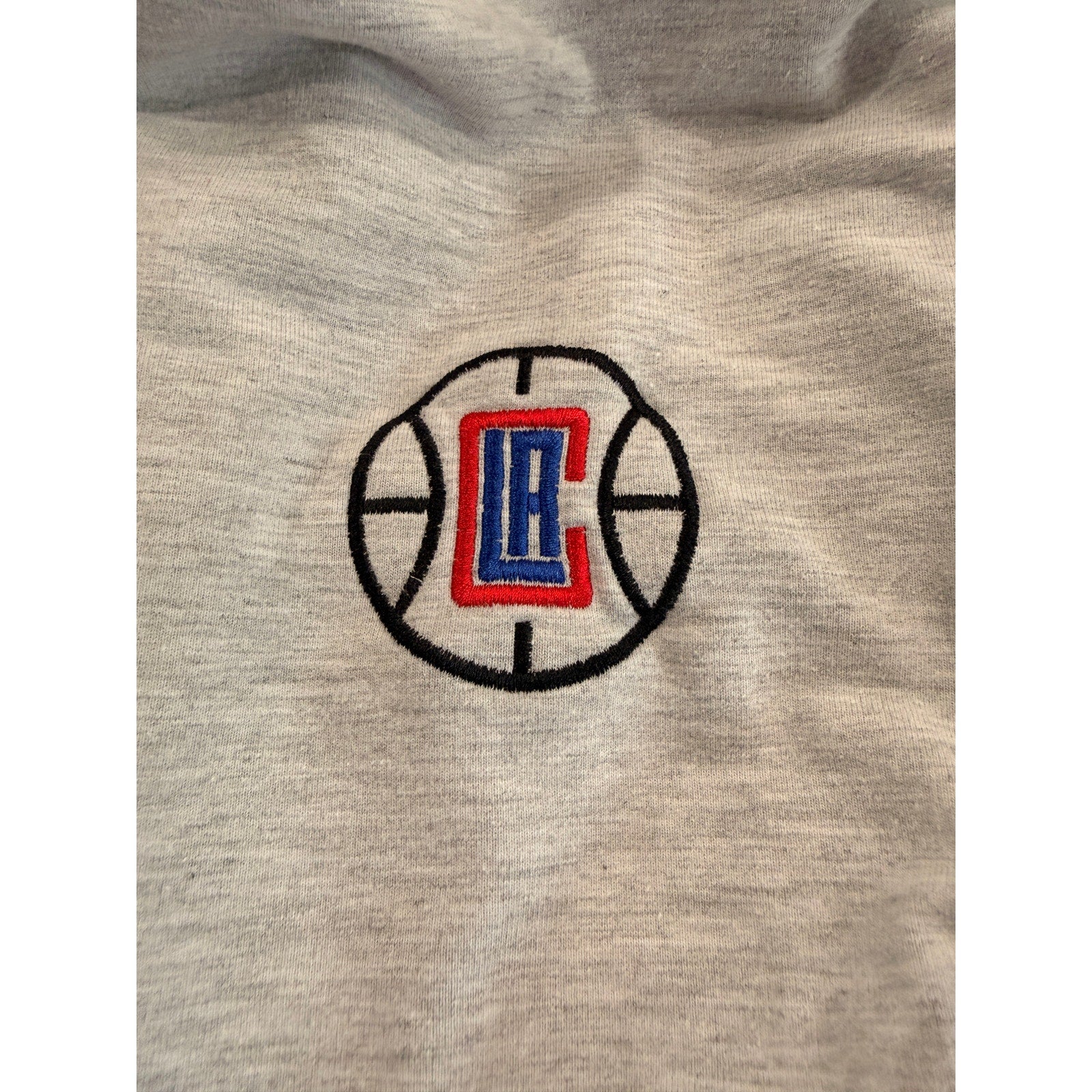 462- Lululemon x LA CLIPPERS City Sweat Crew Heathered  / Sea Salt Sz S