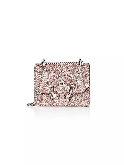 NWT JIMMY CHOO Mini Glitter Paris Bag