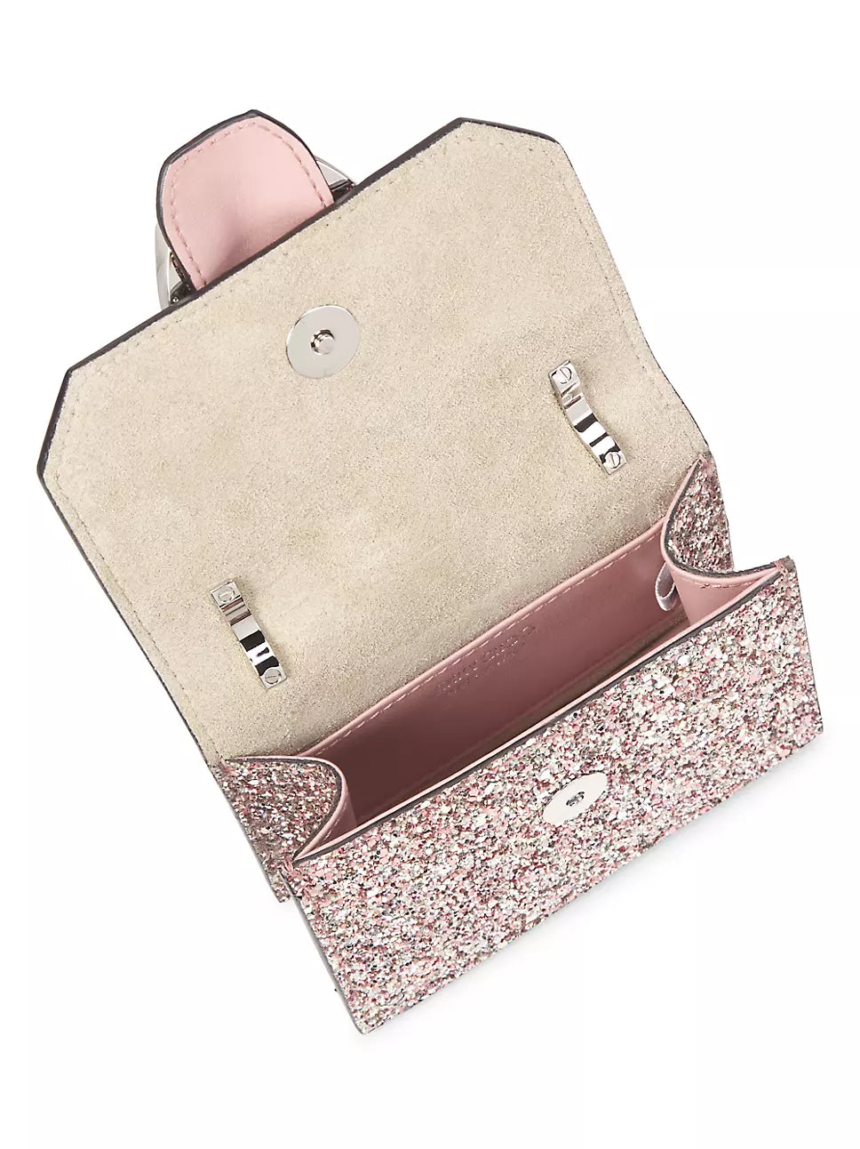 NWT JIMMY CHOO Mini Glitter Paris Bag