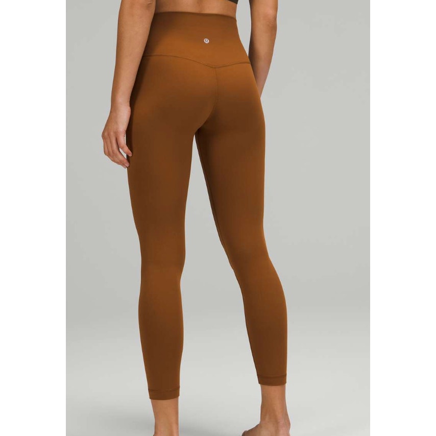 0303 Lululemon Align High-Rise Pant 25" Copper Brown Sz 4 *LOVED