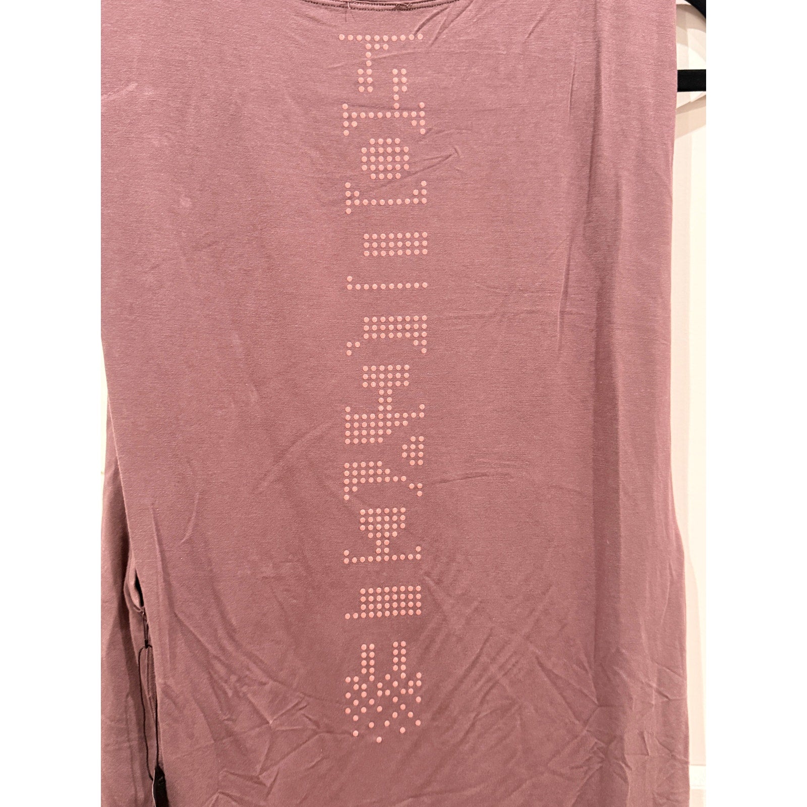 375 -Lululemon X SoulCycle Ride & Reflect Muscle Tank- Purple Taupe Sz 8