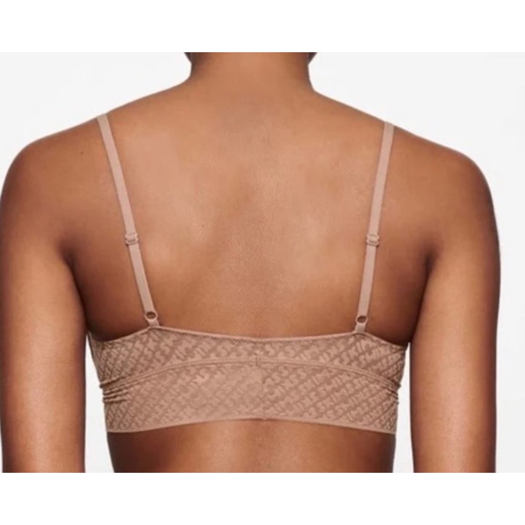 373 - NWOT SKIMS LOGO SKIMPY‎ TRIANGLE BRALETTE Sz L