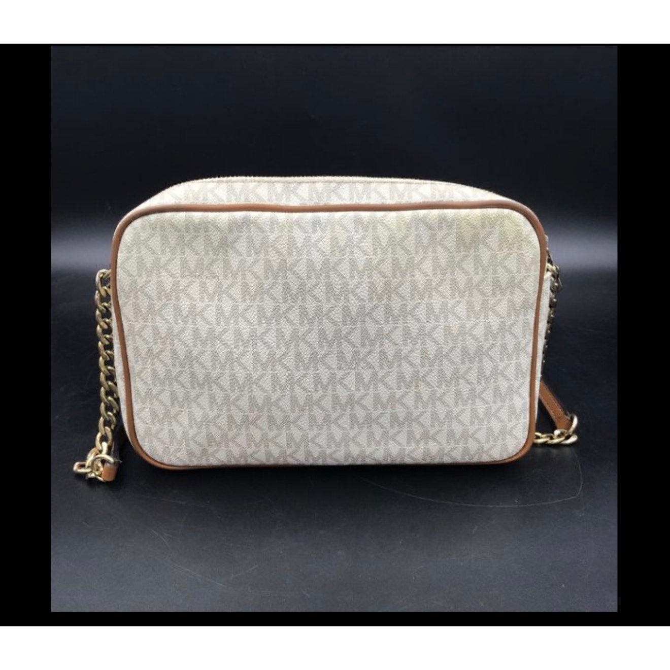 0226 NWT Michael Kors Signature MK Crossbody ** AUTHENTICATED