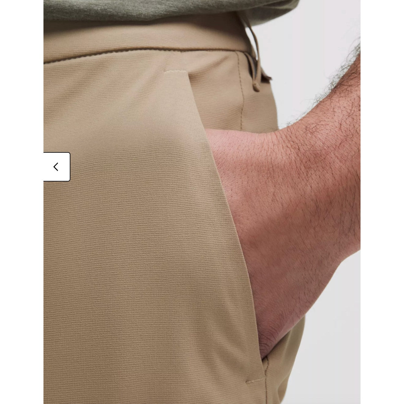 431 -NWT  LULULEMON Commission Classic Golf Pants 36W x 32L in Trench