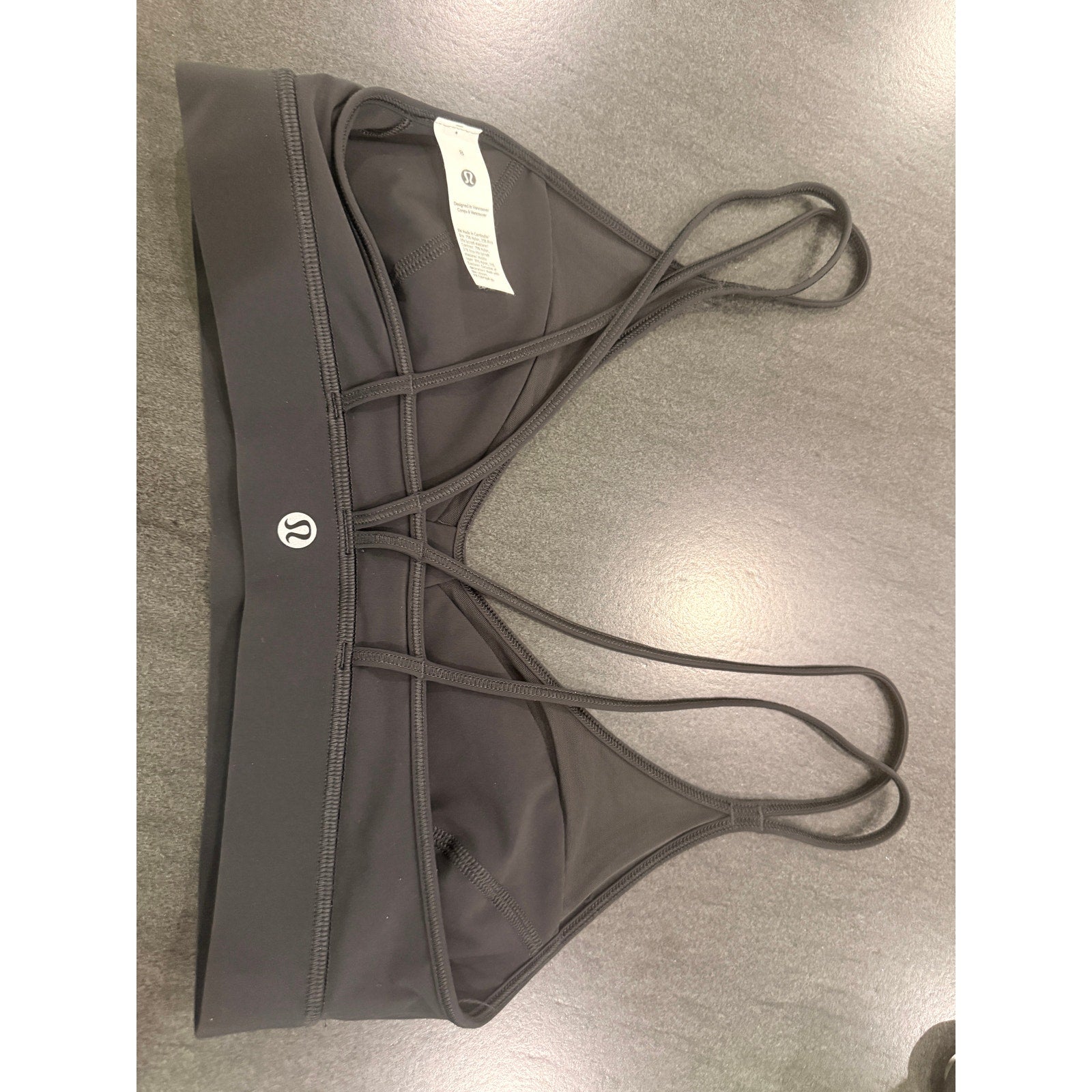 6468 -  Lululemon Anew Bra Black in Sz 8