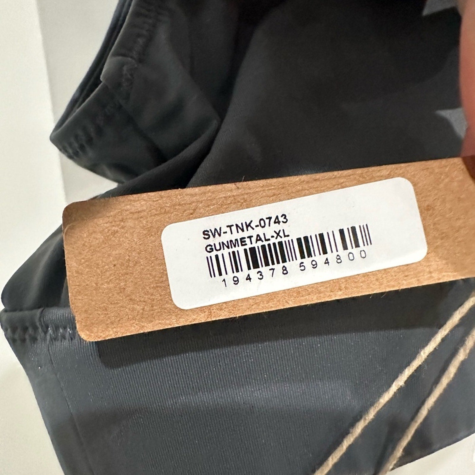 (2413) SKIMS NWT SWIM TANK BIKINI TOP in GUNMETAL Sz Xl *SOLD OUT