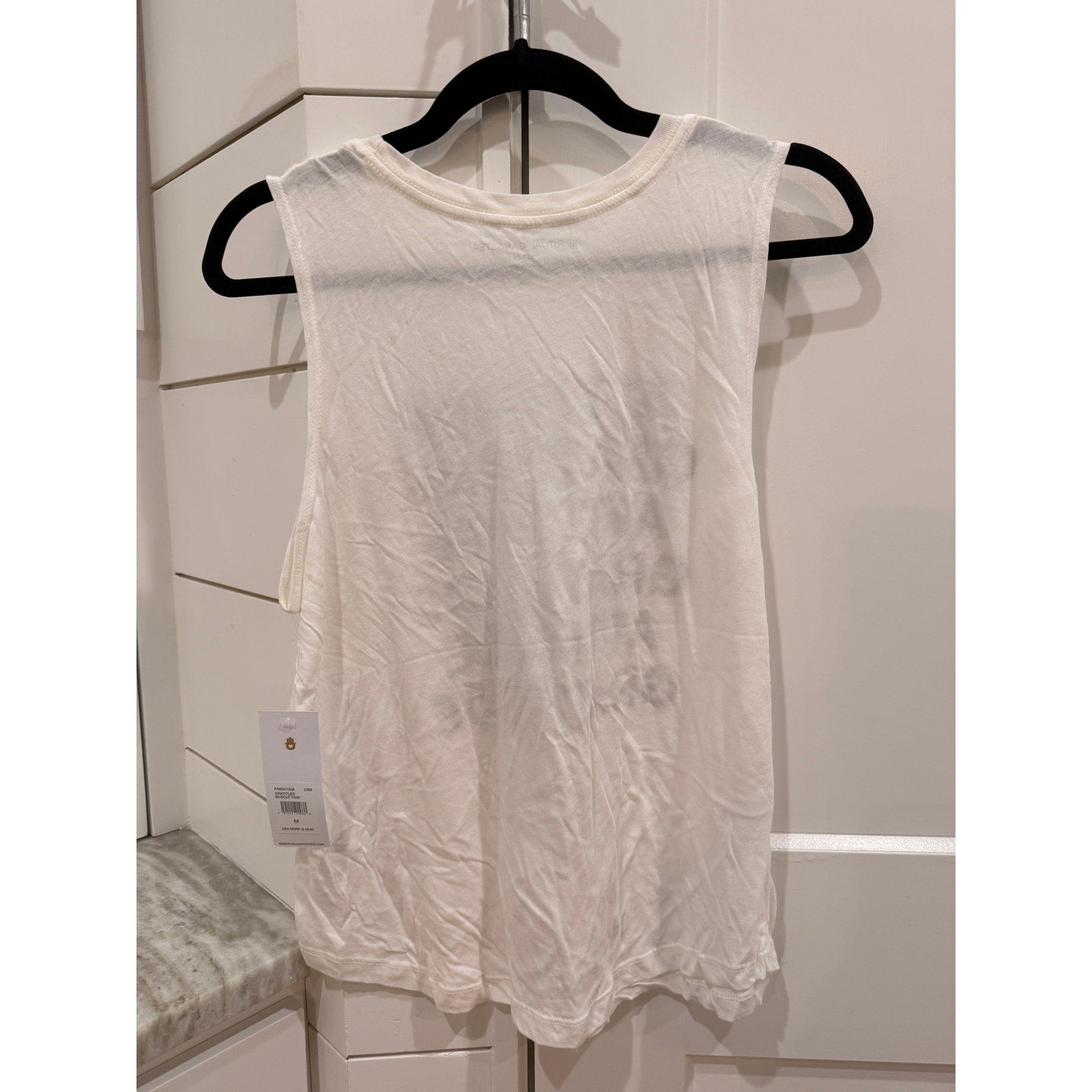 0265 NWT SPIRITUAL GANGSTER GRATTITUDE MUSCLE TANK in MEDIUM