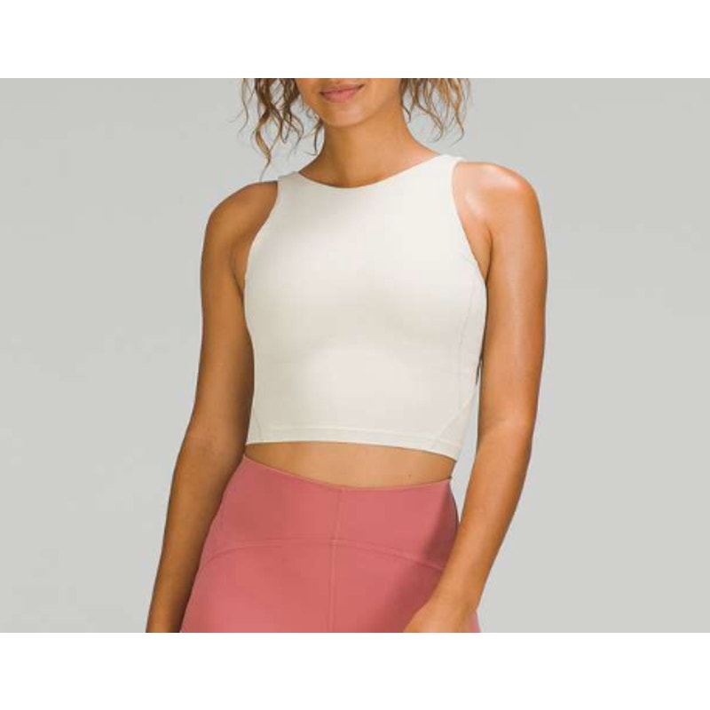 6484 - Lululemon Align High-Neck Tank Top Natural Ivory in Sz 10