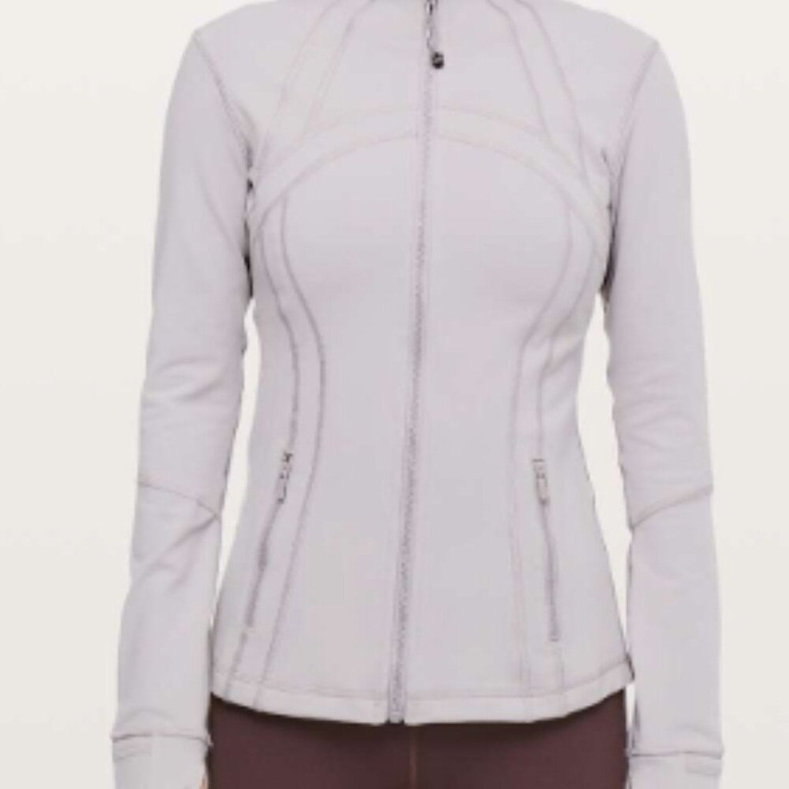 (6268) LULULEMON Define Jacket Sz 6 in Dark Chrome *GUC