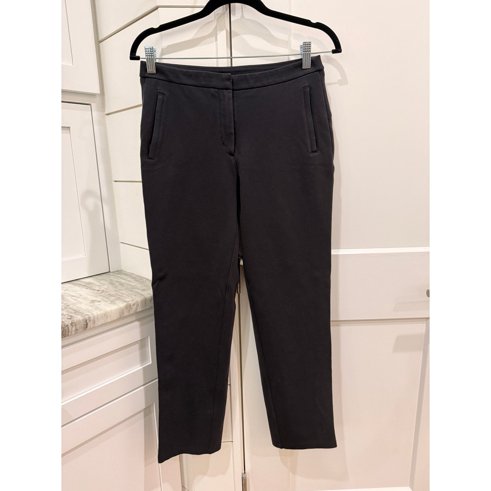 6755 LULULEMON On The Move Pant Ponte *28" Black Sz 6 *LOVED/AMAZING