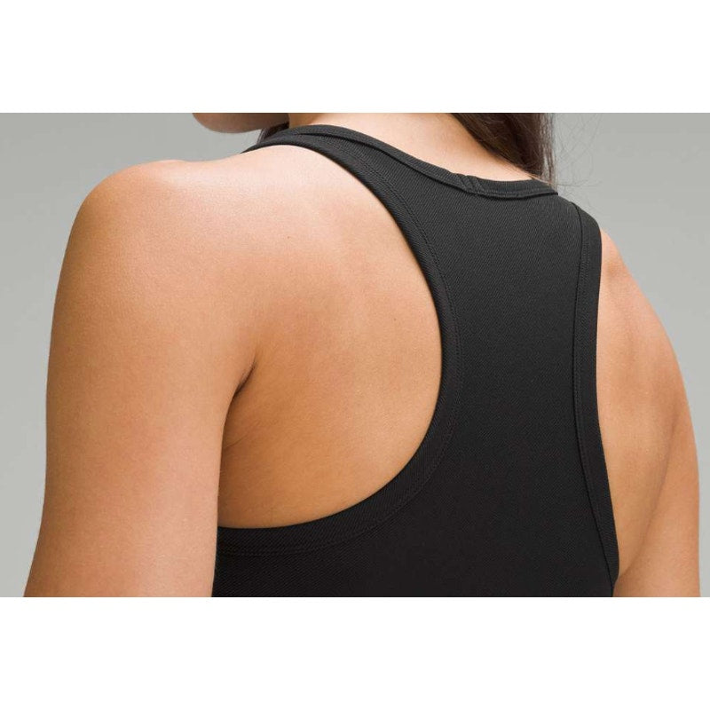 361 - Lululemon LAB Stretch Cupro Cropped Tank Top Black in Sz 10 *RARE