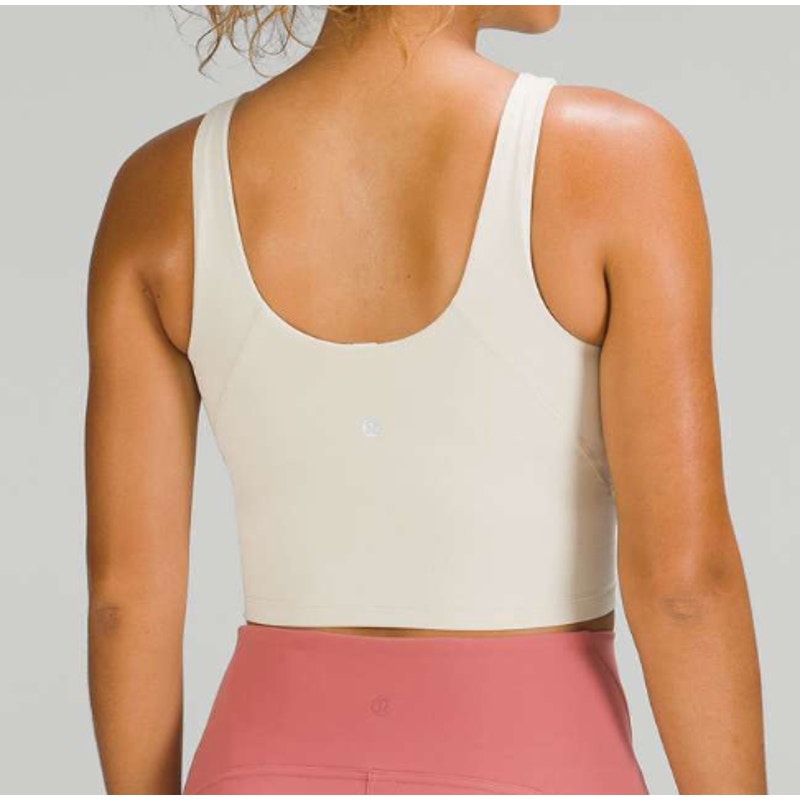 6484 - Lululemon Align High-Neck Tank Top Natural Ivory in Sz 10