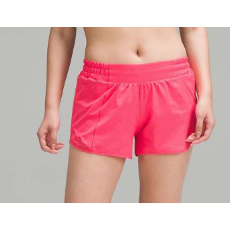 6585 NWT Lululemon Hotty Hot Low-Rise Lined Short 4" Lip Gloss in Sz 6