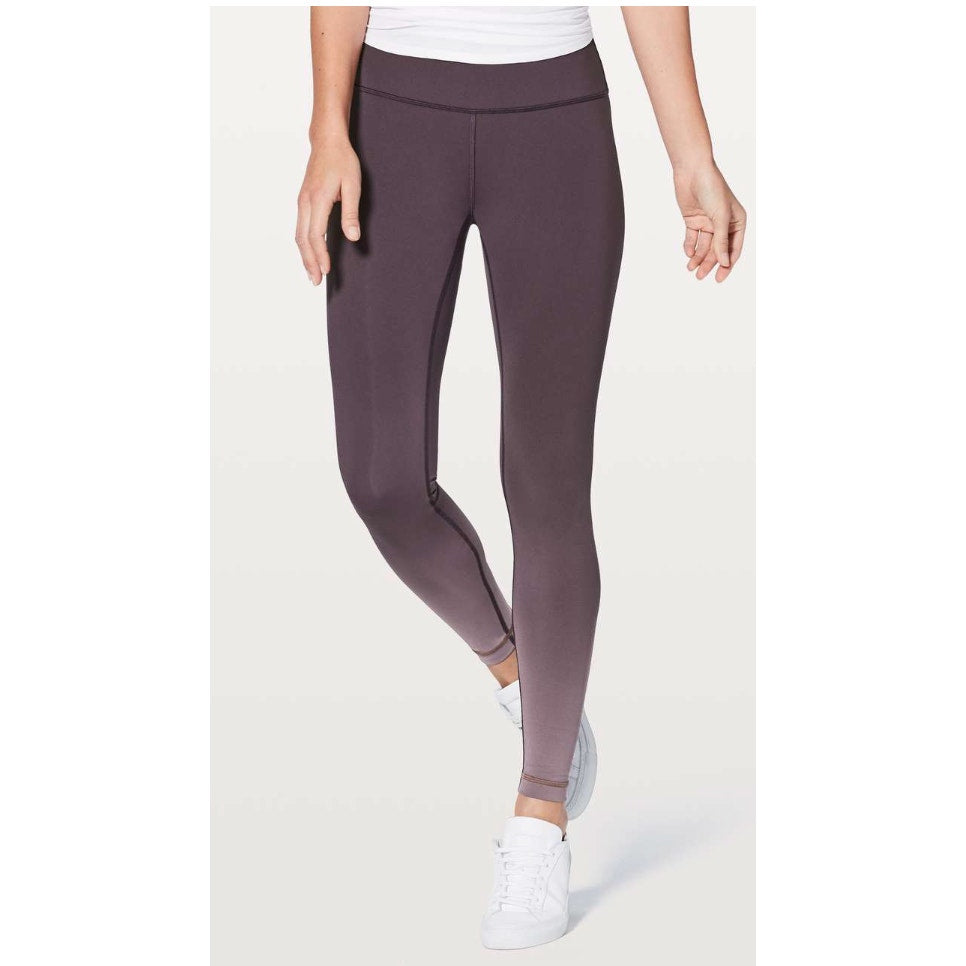 6613 LULULEMON Wunder Under Hi-Rise Tight (Ombre) 28" Ombre Boysenberry Sz 6